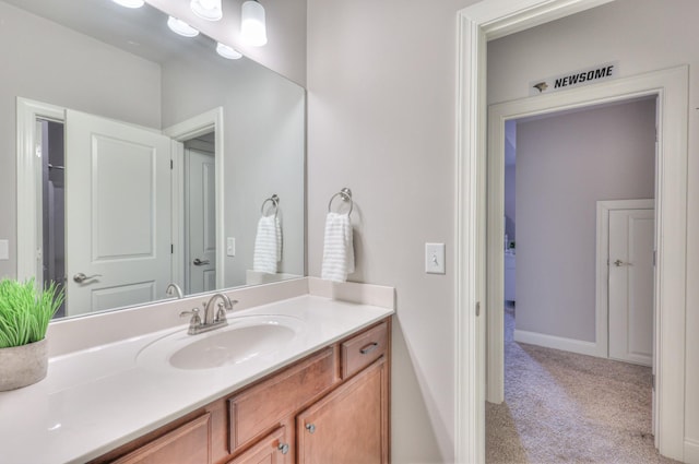 3433 Cortona Way, Murfreesboro, TN 37129 - bathroom with vanity and baseboards