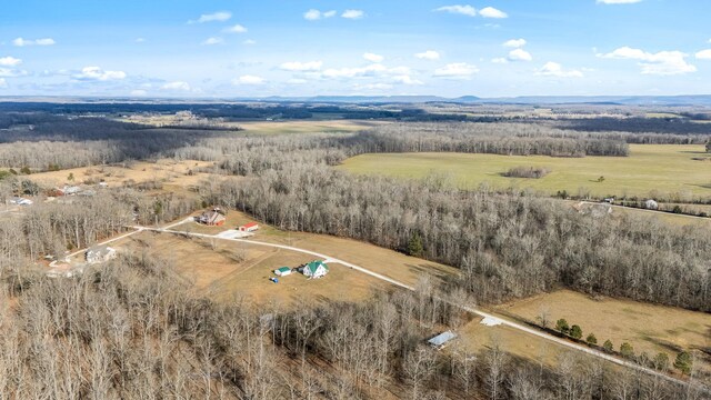 11 Walnut Creek Dr, Manchester, TN 37355 - aerial view of sparsely populated area with property parcel outlined
