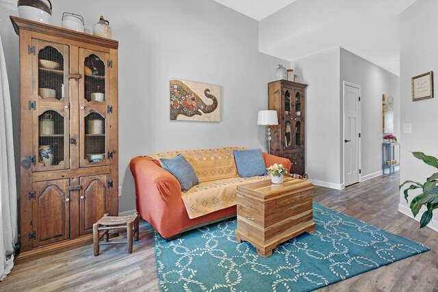 516 Main St, Burns, TN 37029 - living room with wood finished floors and baseboards