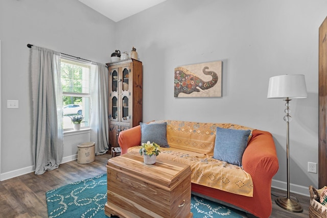 516 Main St, Burns, TN 37029 - living room featuring wood finished floors and baseboards