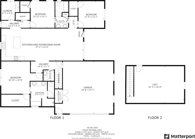 43 Long Branch Rd, Lawrenceburg, TN 38464 - home floor plan