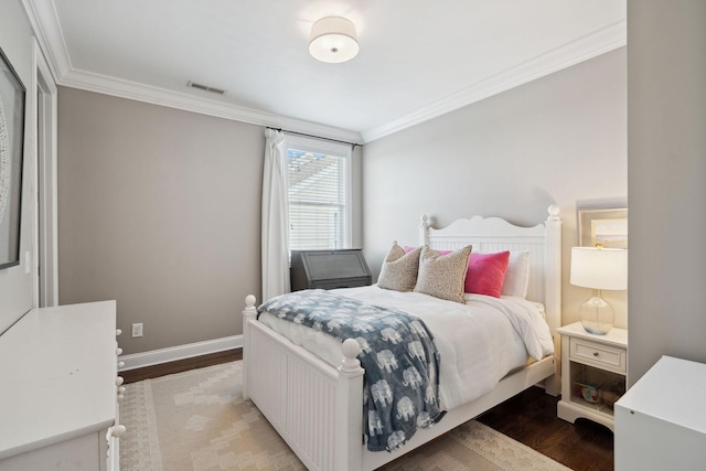 82 Addison Ave, Franklin, TN 37064 - bedroom with crown molding and wood finished floors