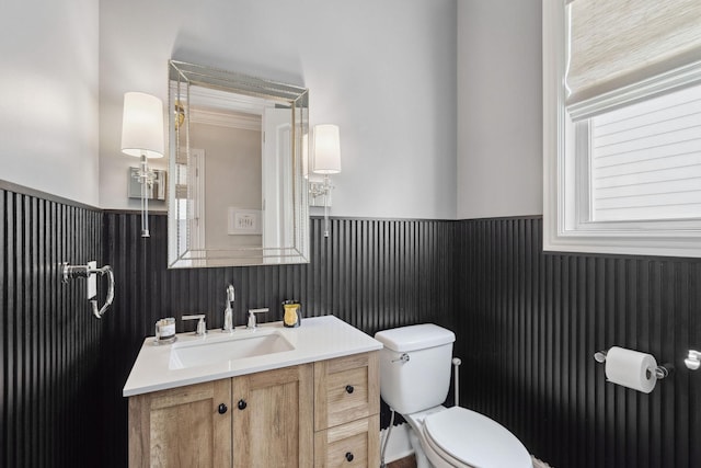 82 Addison Ave, Franklin, TN 37064 - half bathroom with wainscoting and vanity