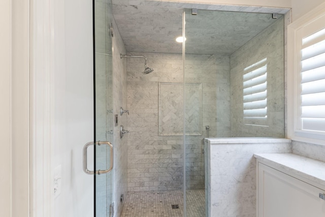 143 Prospect Hl, Nashville, TN 37205 - full bathroom featuring plenty of natural light and a shower stall