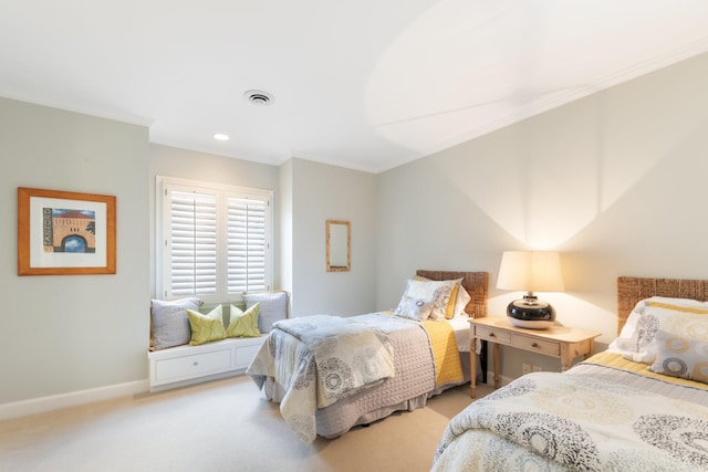 143 Prospect Hl, Nashville, TN 37205 - bedroom with baseboards, crown molding, carpet flooring, and recessed lighting