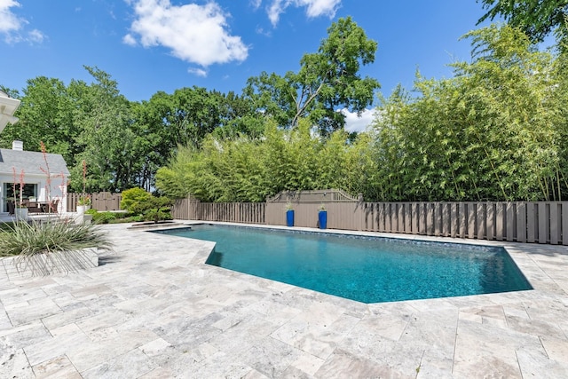 143 Prospect Hl, Nashville, TN 37205 - view of pool featuring a patio and a fenced backyard