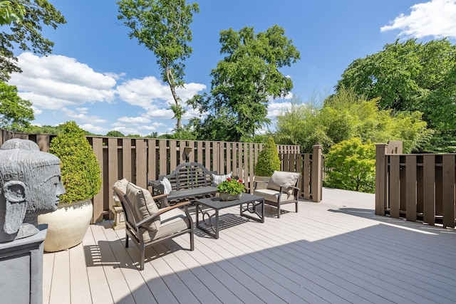143 Prospect Hl, Nashville, TN 37205 - deck featuring an outdoor living space