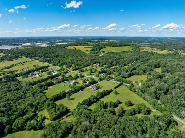 3840 SE Tater Peeler Rd, Lebanon, TN 37090 - aerial view of property and surrounding area with a forest