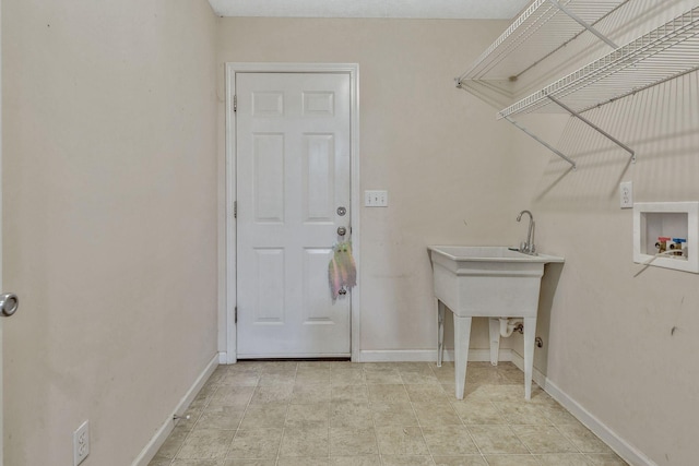 2137 Horton Way, Lewisburg, TN 37091 - laundry room with hookup for a washing machine and baseboards