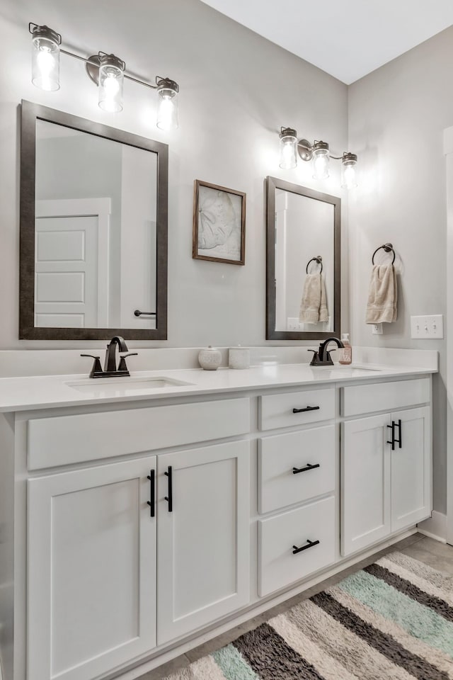 1114 Johnson St, Burns, TN 37029 - bathroom featuring double vanity