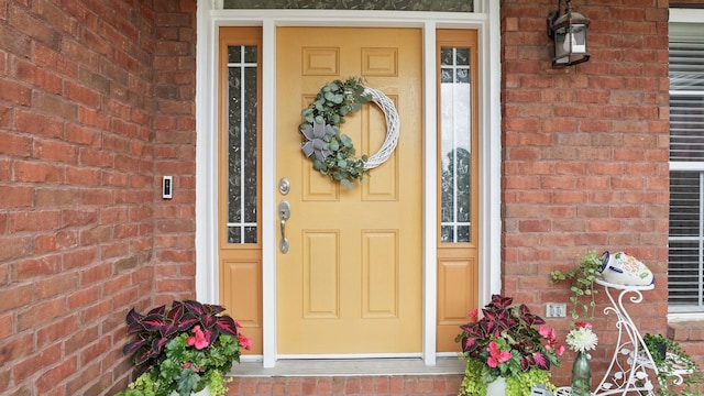 1023 Fitzroy Cir, Spring Hill, TN 37174 - property entrance featuring brick siding