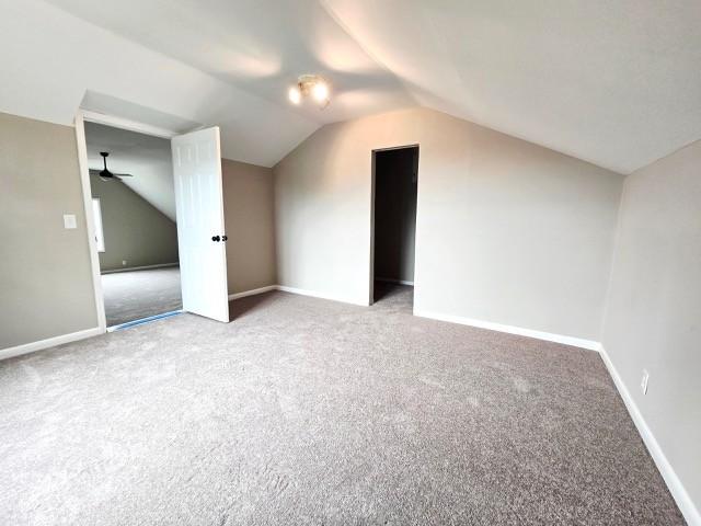 6356 Paddington Way, Antioch, TN 37013 - additional living space featuring carpet flooring, lofted ceiling, and baseboards