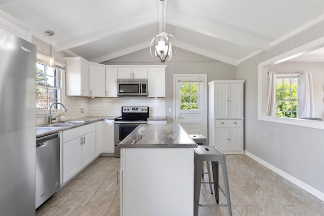915 Tulip Cir, Gallatin, TN 37066 - kitchen with stainless steel appliances, a sink, and healthy amount of natural light