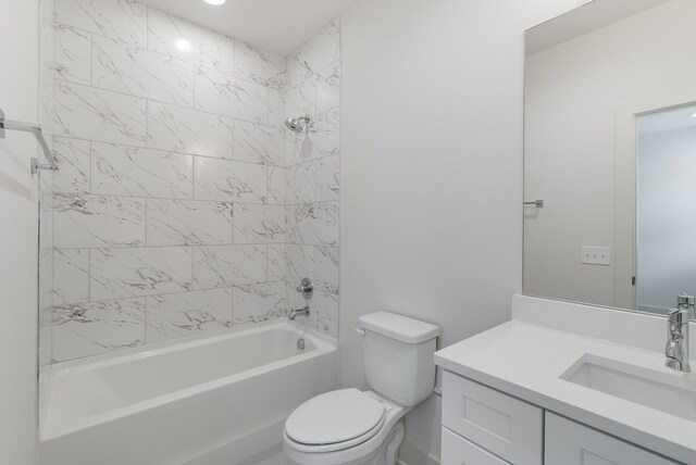 674B Westboro Dr, Nashville, TN 37209 - bathroom with toilet, vanity, and shower / washtub combination