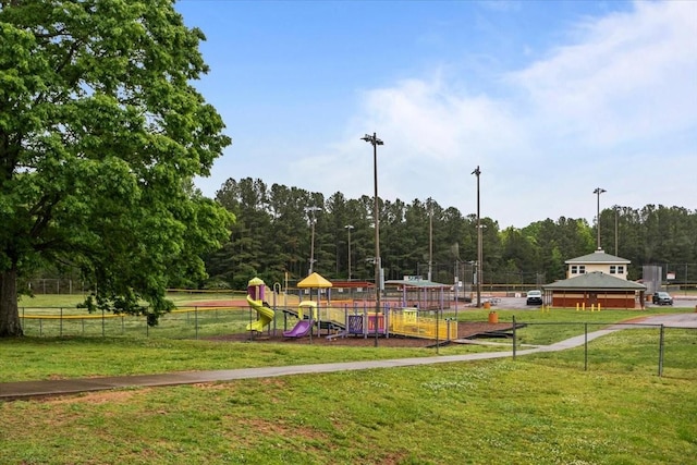 7244 Knottingham Dr, Fairview, TN 37062 - communal playground with a forest view