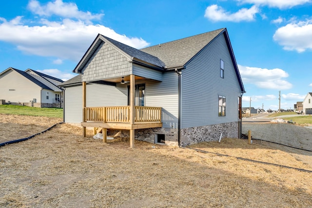 2600 Spring Arbor Ct, Cookeville, TN 38501 - rear view of house with a shingled roof