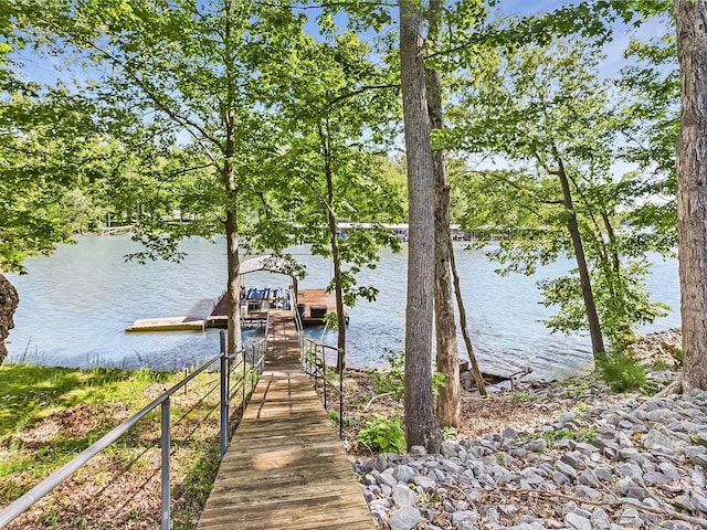 21 Heron Pt, Cadiz, KY 42211 - dock featuring a water view