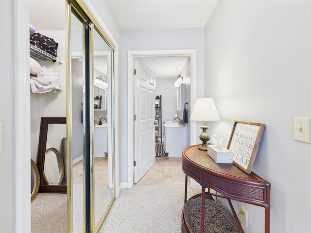 21 Heron Pt, Cadiz, KY 42211 - hall with carpet floors and baseboards