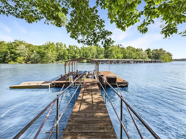 21 Heron Pt, Cadiz, KY 42211 - dock featuring a water view