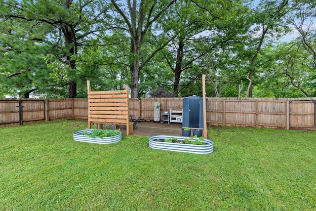515 S Cedar Ln, Pulaski, TN 38478 - view of yard featuring a garden