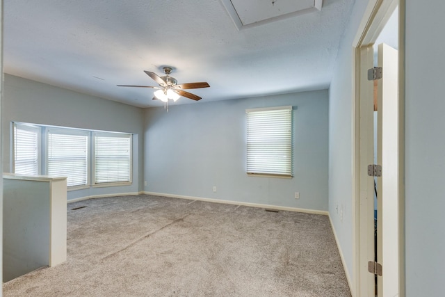 2023 Denise Dr, Columbia, TN 38401 - carpeted empty room with healthy amount of natural light, baseboards, and a ceiling fan