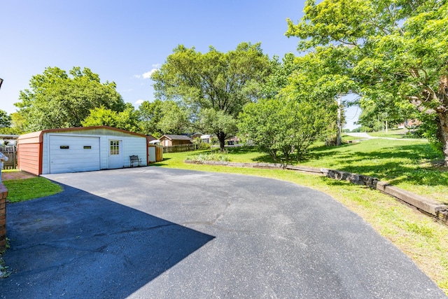 2023 Denise Dr, Columbia, TN 38401 - detached garage with asphalt driveway