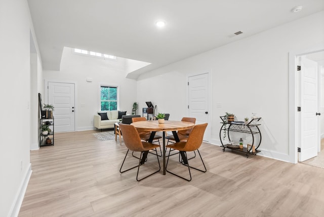 201 Dewberry Ct, Clarksville, TN 37042 - dining space with light wood-style flooring and baseboards