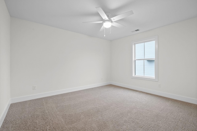 201 Dewberry Ct, Clarksville, TN 37042 - carpeted spare room featuring baseboards and a ceiling fan