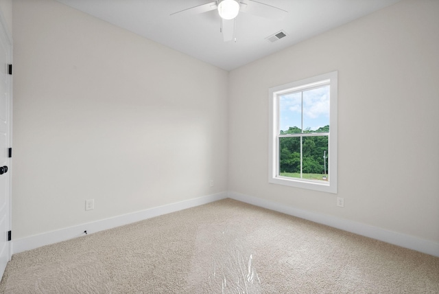 197 Dewberry Ct, Clarksville, TN 37042 - unfurnished room with carpet, a ceiling fan, and baseboards