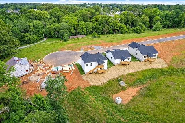 197 Dewberry Ct, Clarksville, TN 37042 - aerial view of a heavily wooded area