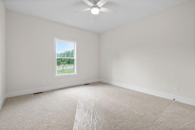197 Dewberry Ct, Clarksville, TN 37042 - spare room featuring baseboards, carpet, and ceiling fan