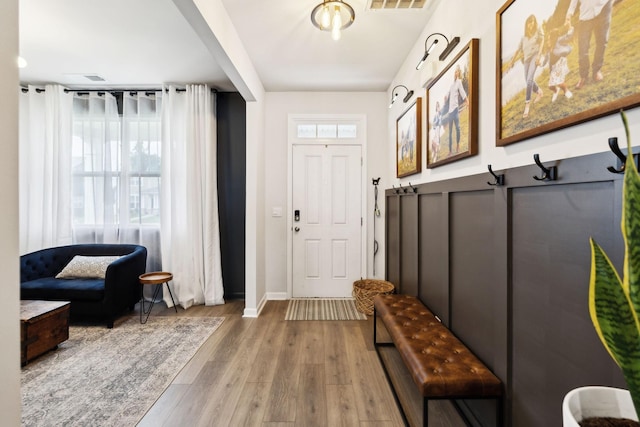 1006 Pepper Stone Dr, Lebanon, TN 37087 - entryway with baseboards and wood finished floors