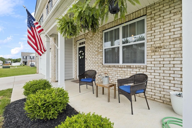 1006 Pepper Stone Dr, Lebanon, TN 37087 - view of patio with a garage and concrete driveway