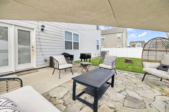 1006 Pepper Stone Dr, Lebanon, TN 37087 - view of patio / terrace featuring cooling unit