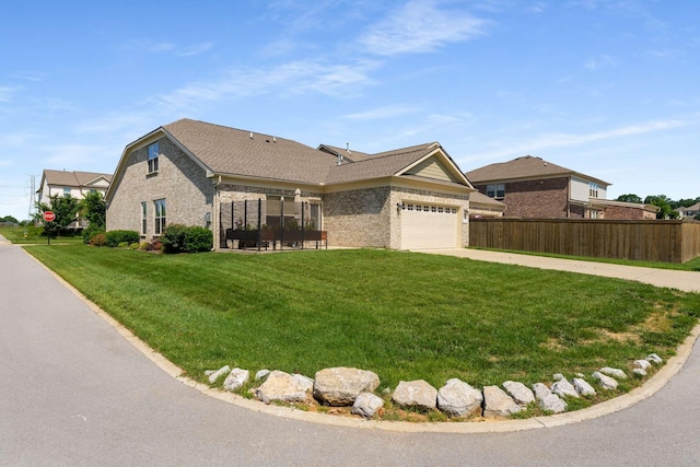 134 Wynfield Blvd, Mount Juliet, TN 37122 - view of front of home featuring brick siding, driveway, a garage, and a shingled roof