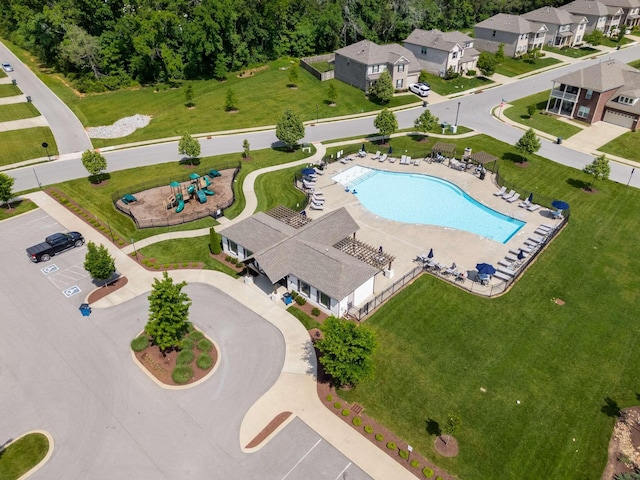 134 Wynfield Blvd, Mount Juliet, TN 37122 - drone / aerial view of a pool