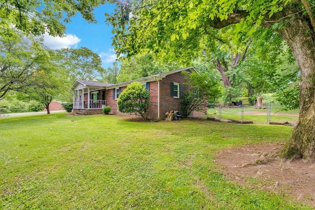 3071 Bayshore Dr, Cookeville, TN 38506 - view of front of house featuring a porch and brick siding