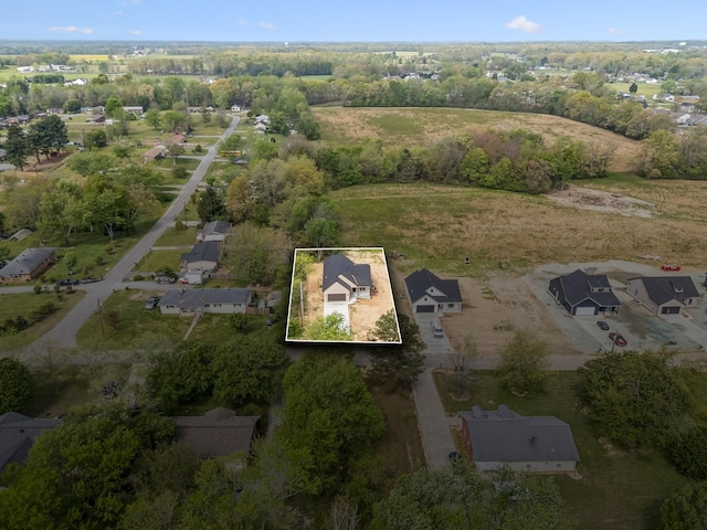 827 Oconner St, Smithville, TN 37166 - aerial view of property's location with property boundaries highlighted and nearby suburban area