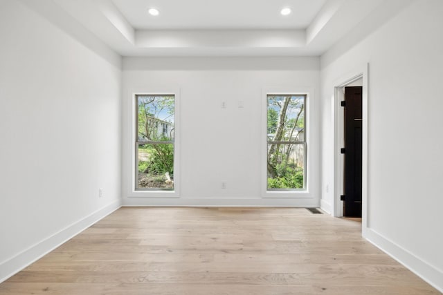 827 Oconner St, Smithville, TN 37166 - spare room featuring healthy amount of natural light, light wood finished floors, baseboards, and recessed lighting
