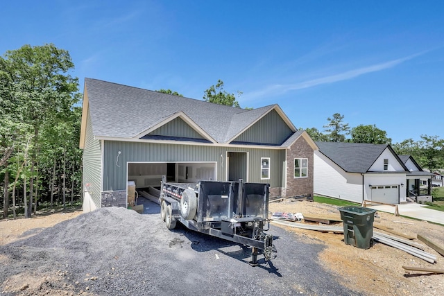 12165 Bull Run Lot # 159, Birchwood, TN 37308 - view of front of house with a shingled roof and an attached garage