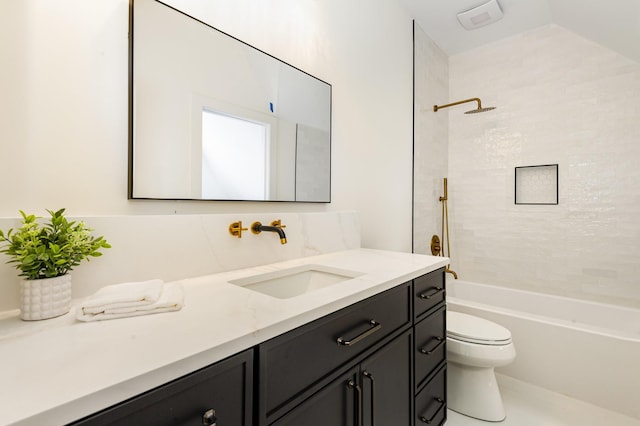 311 N 9th St, Nashville, TN 37206 - bathroom featuring vanity, toilet, and shower / washtub combination