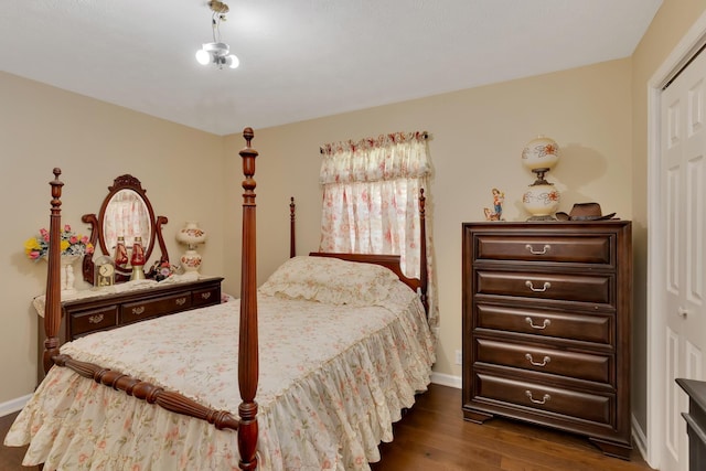 108 Dalewood Cir, Chickamauga, GA 30707 - bedroom featuring dark wood finished floors and baseboards