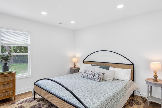 1104 Howell St, Hopkinsville, KY 42240 - bedroom with wood finished floors, baseboards, and recessed lighting
