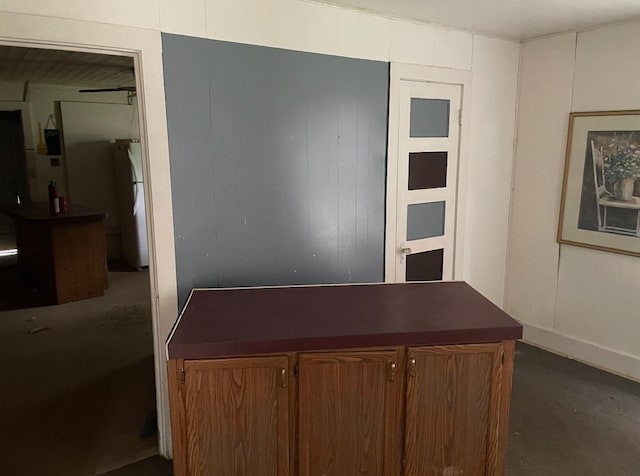 3442 E Cross St, Rives, TN 38253 - detailed view of freestanding refrigerator and concrete floors
