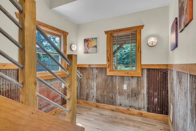 1353 Chapmansboro Rd, Chapmansboro, TN 37035 - staircase with wood finished floors