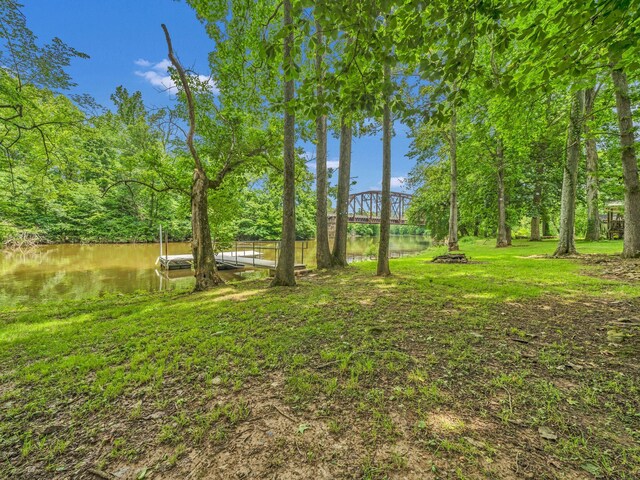 1357 Chapmansboro Rd, Chapmansboro, TN 37035 - view of yard with a water view