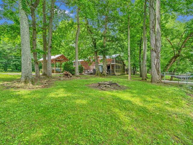 1357 Chapmansboro Rd, Chapmansboro, TN 37035 - view of yard