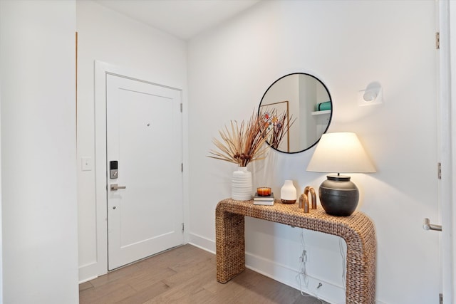 1041 E Trinity Ln Unit 419, Nashville, TN 37216 - entrance foyer with light wood-style floors and baseboards