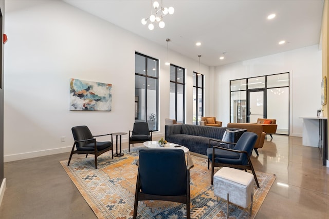1041 E Trinity Ln Unit 419, Nashville, TN 37216 - common area featuring recessed lighting and a high ceiling