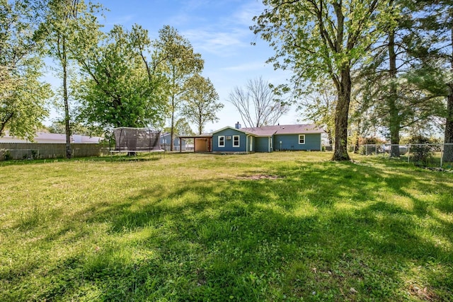 4706 Barfield Crescent Rd, Murfreesboro, TN 37128 - view of yard featuring a trampoline